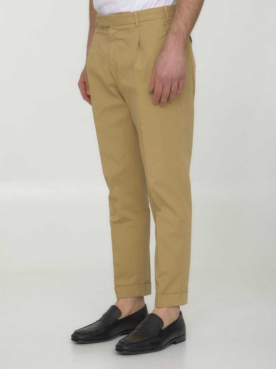 Pantaloni PT TORINO Beige Gabardine Trousers Beige Barbati (BM 11589099) 2