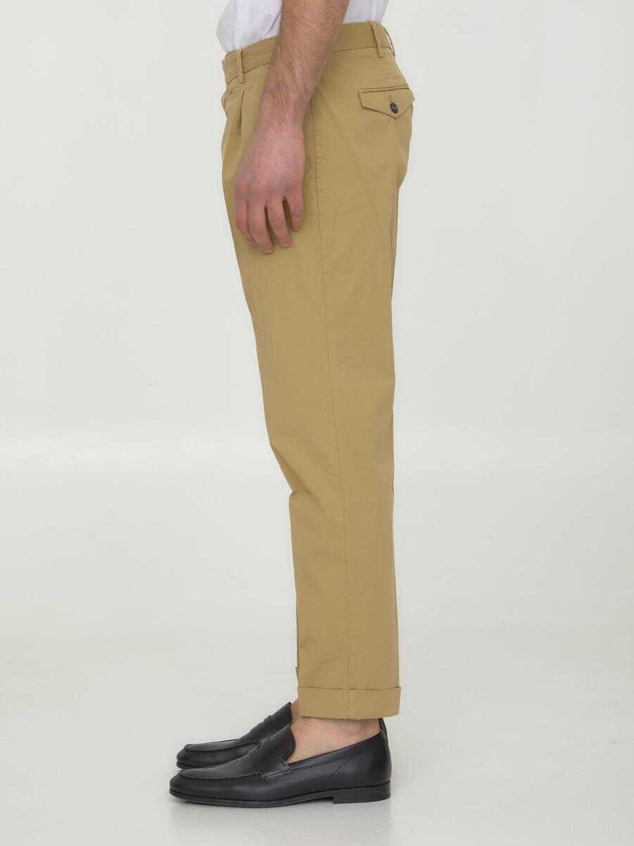 Pantaloni PT TORINO Beige Gabardine Trousers Beige Barbati (BM 11589099) 3