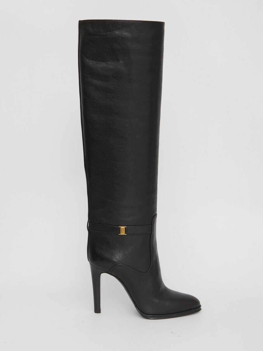 Saint Laurent Diane boots BLACK