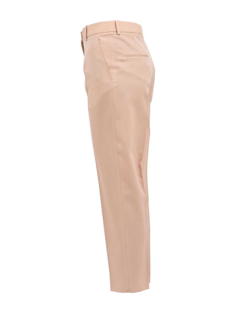 Pantaloni casual Jil Sander Enea Fleece Wool Pants PINK Femei (BM 11589282) 3