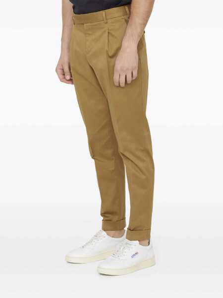 Pantaloni PT TORINO Beige Cotton Trousers Beige Barbati (BM 11589405) 3