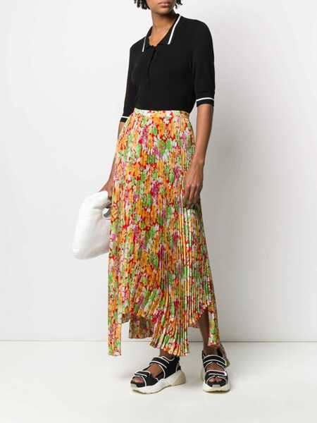 Fuste Plan C Floral Pliss Skirt MULTICOLOR Femei (BM 11589693) 2