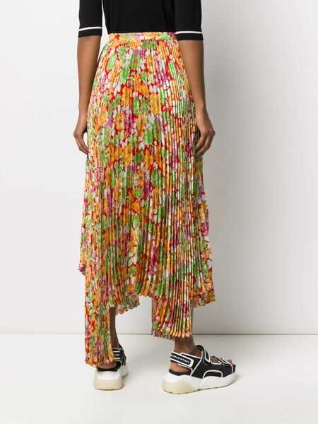 Fuste Plan C Floral Pliss Skirt MULTICOLOR Femei (BM 11589693) 4