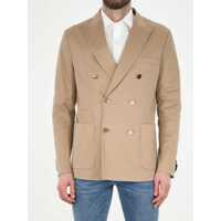 Geci Beige Cotton Jacket Barbati