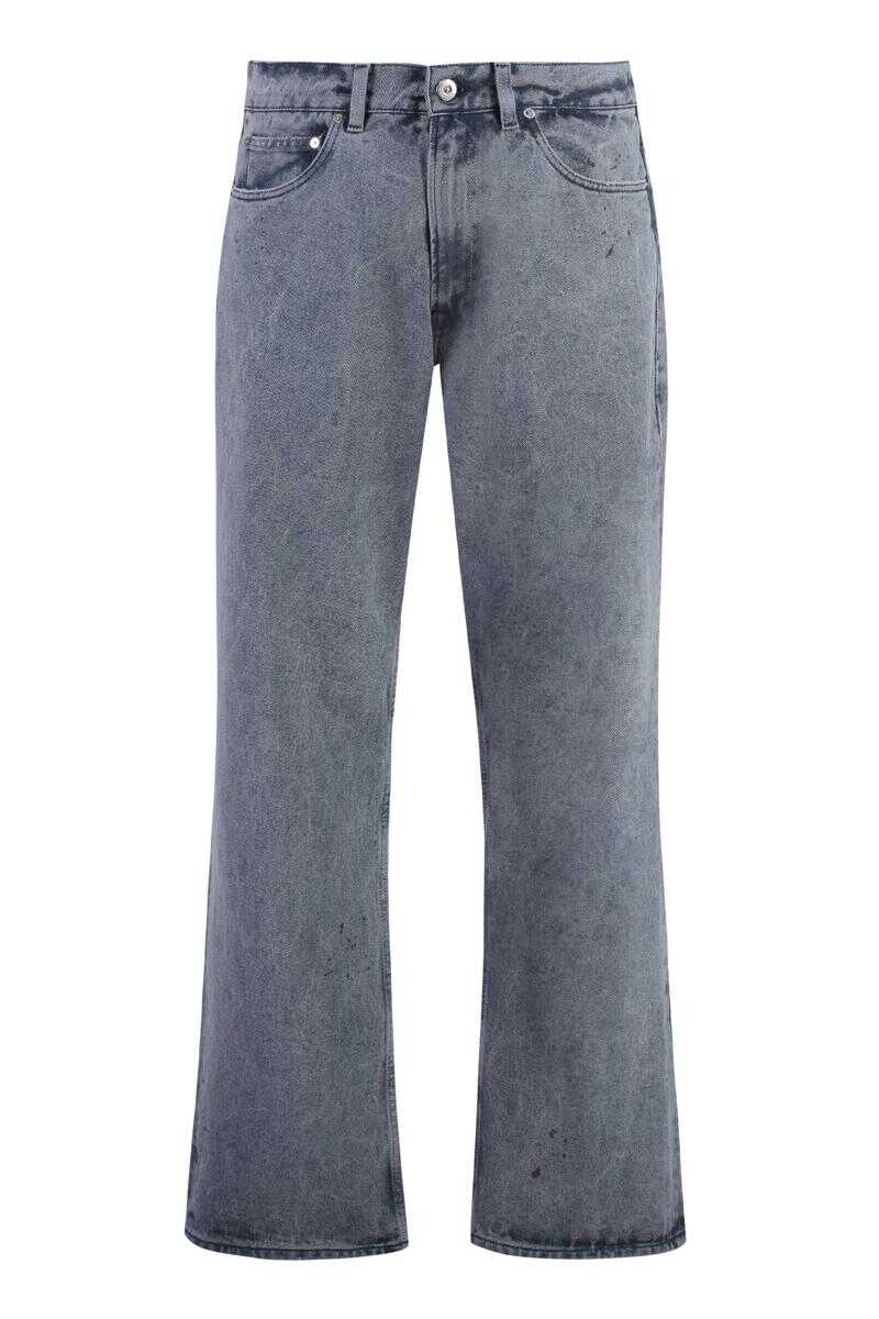OUR LEGACY OUR LEGACY 5-POCKET STRAIGHT-LEG JEANS GREY