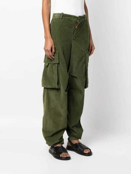 Pantaloni casual DSQUARED2 DSQUARED2 Trousers GREEN Femei (BM 11602701) 3