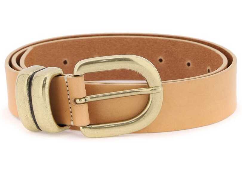 BY MALENE BIRGER Zoira Leather Belt TAN