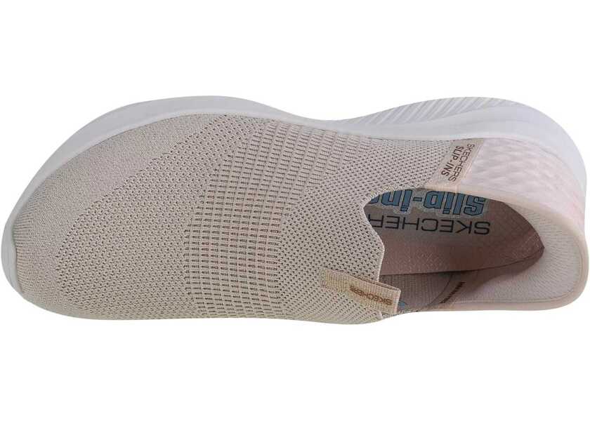 Sneakers SKECHERS Slip-Ins Ultra Flex 3.0 - Glitter Me Beige Femei (BM 11605602) 3