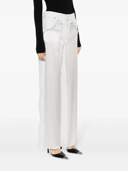 Pantaloni casual Blumarine Blumarine Panta Raso Ins.Denim Clothing GREY Femei (BM 11607246) 3