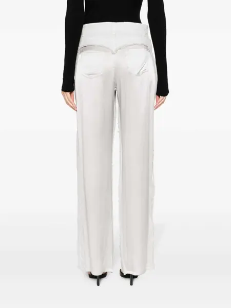Pantaloni casual Blumarine Blumarine Panta Raso Ins.Denim Clothing GREY Femei (BM 11607246) 4