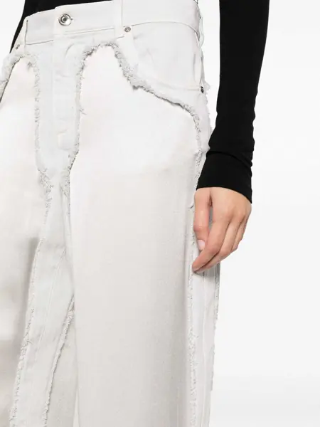 Pantaloni casual Blumarine Blumarine Panta Raso Ins.Denim Clothing GREY Femei (BM 11607246) 5