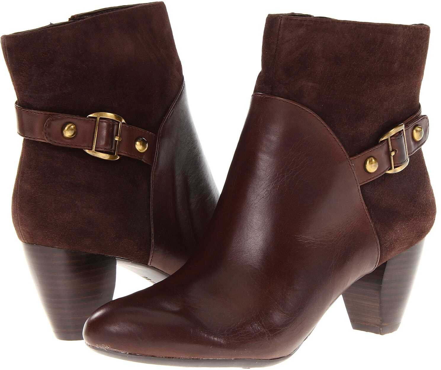 Naturalizer Encore* Oxford Brown Leather/Suede