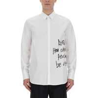 Camasi casual Graffiti Print Shirt Barbati