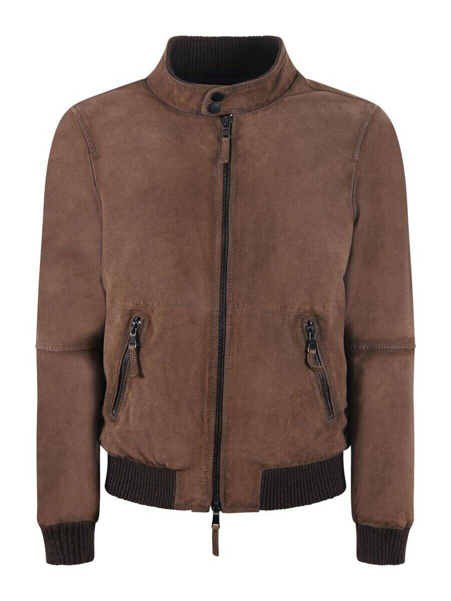 THE JACK LEATHERS THE JACK LEATHERS jacket BROWN