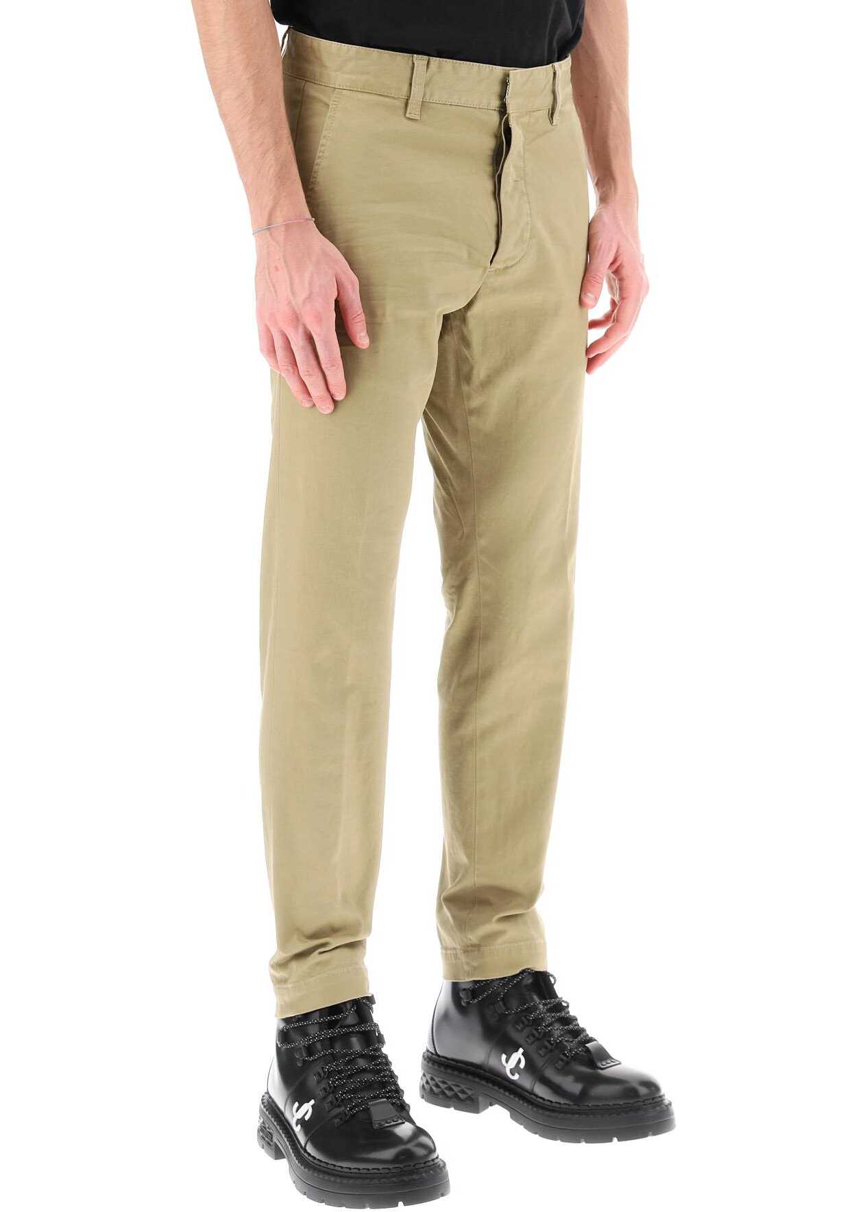 DSQUARED2 Cool Guy Pants In Stretch Cotton TAUPE