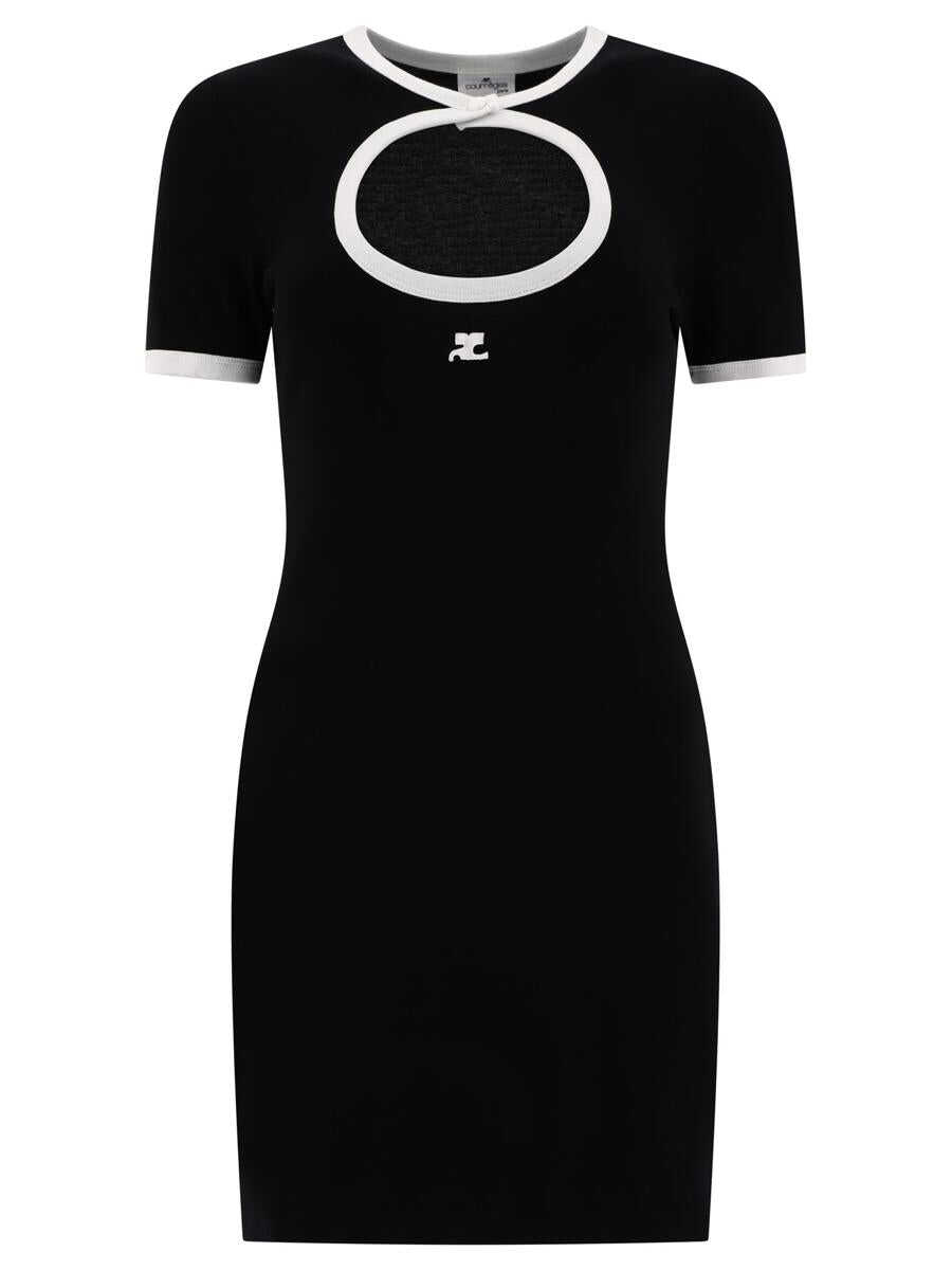 COURRÈGES COURRÈGES "Circle Dry" dress BLACK