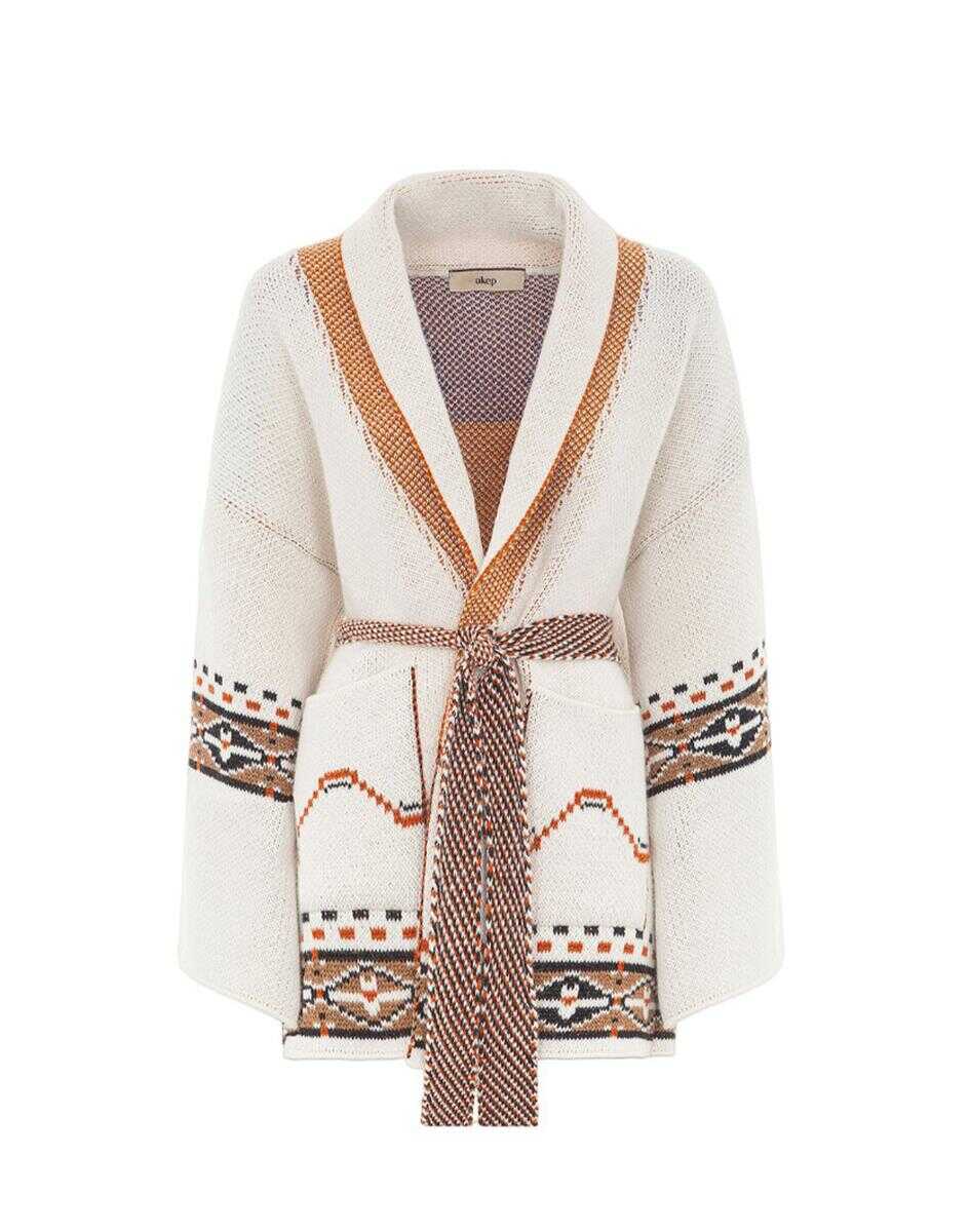 AKEP AKEP CARDIGAN AND KNITTED JACKETS MULTICOLOR