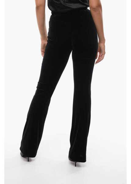 Pantaloni office Alexandre Vauthier Hidden Fastening Tuxedo Pants Black Femei (BM 11627634) 2