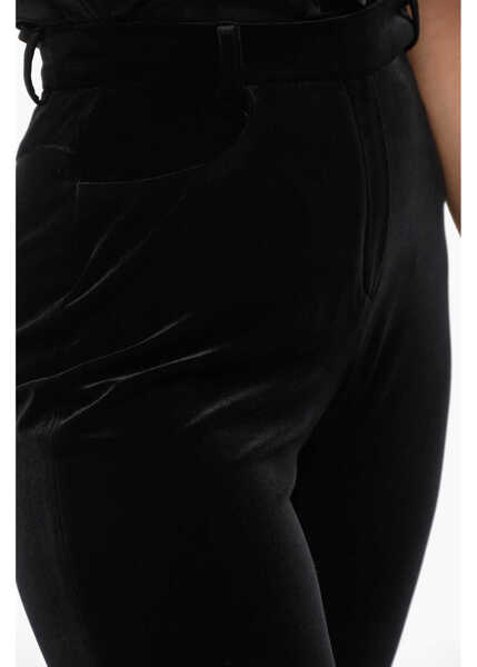 Pantaloni office Alexandre Vauthier Hidden Fastening Tuxedo Pants Black Femei (BM 11627634) 3