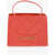 Moschino Love Quilted Faux Leather Bag With Removable Shoulder Strap Red