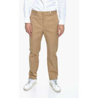 Pantaloni casual Cotton Gabardine Trousers With Front Pleat Barbati