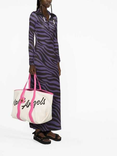 Genti de mana Palm Angels Palm Angels Logo Tote Bag White Femei (BM 11633088) 2