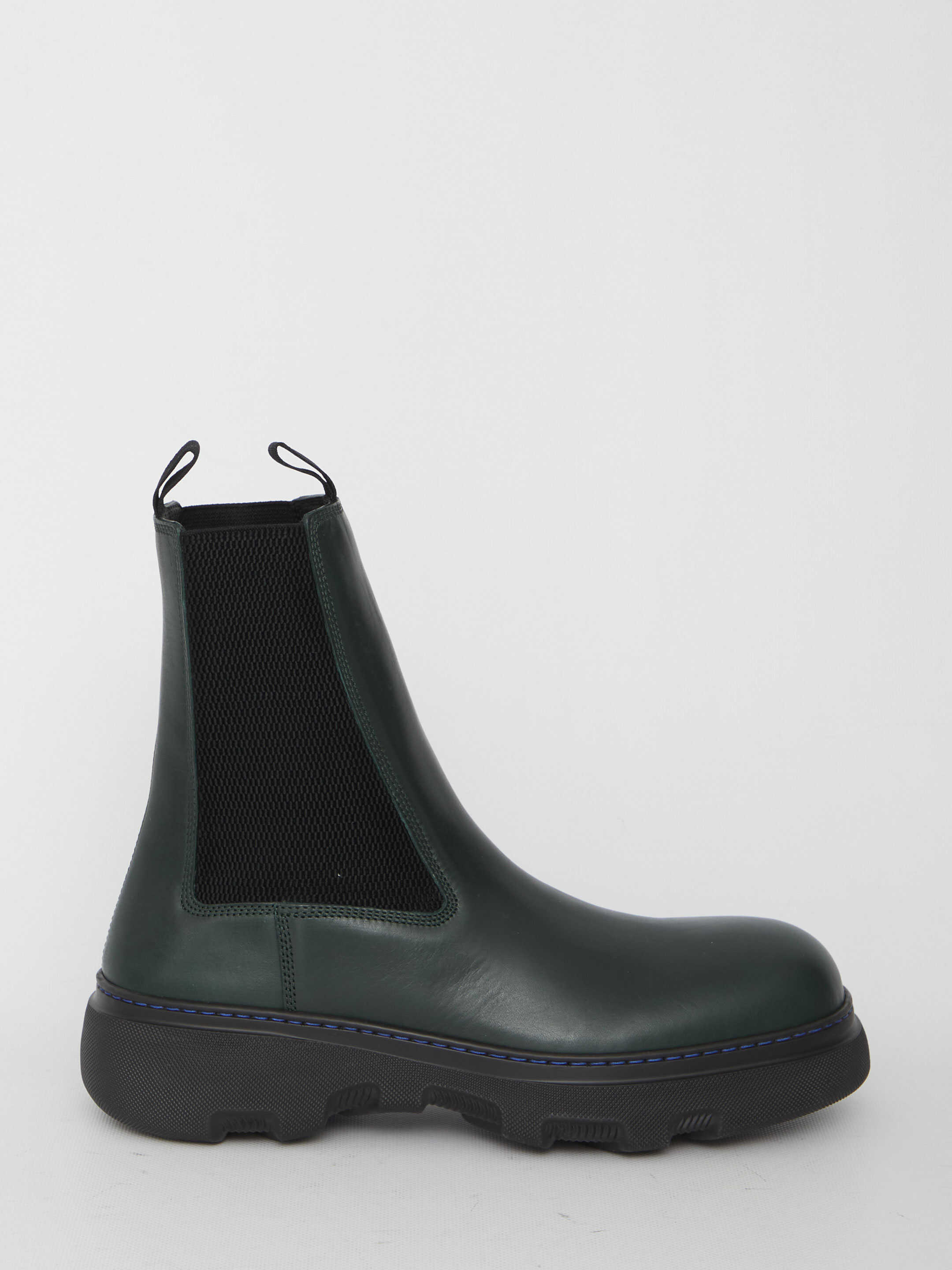 Burberry Creeper Chelsea Boots GREEN