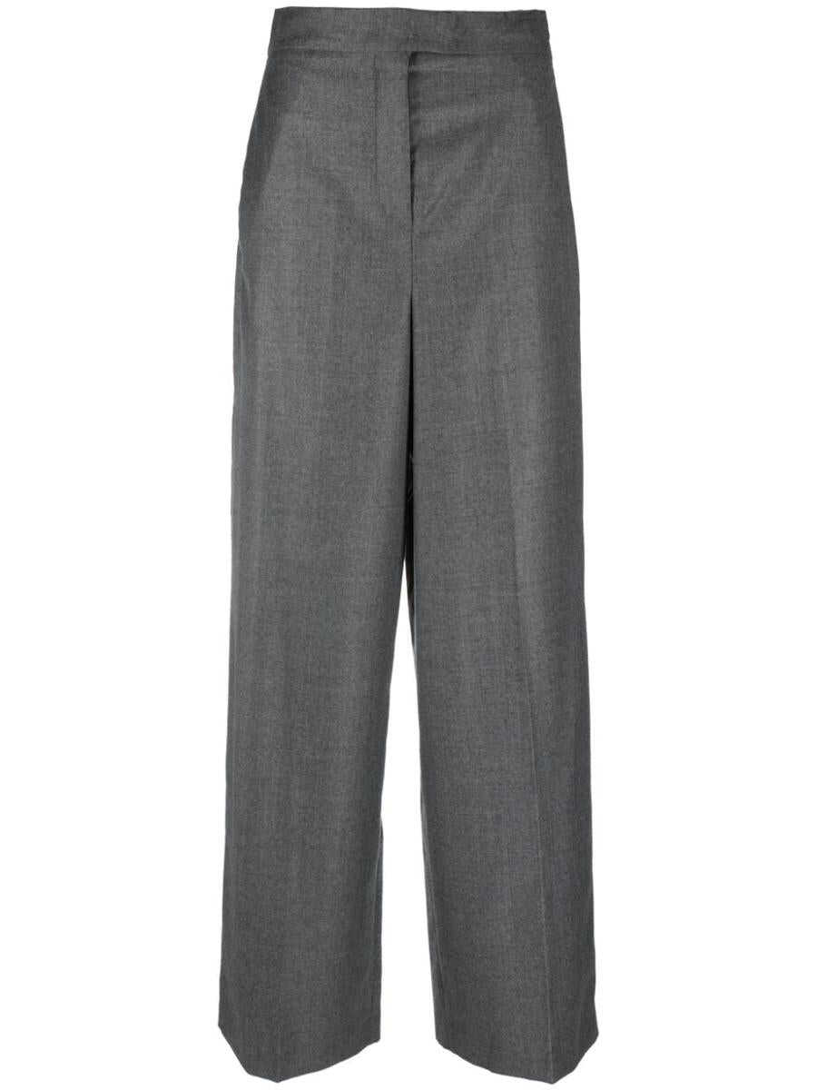 Fendi FENDI Wool high-waisted trousers GREY
