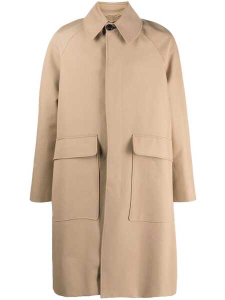 Paltoane PT TORINO Pt Torino Beige Cotton Coat MULTICOLOR Barbati (BM 11642142) 1