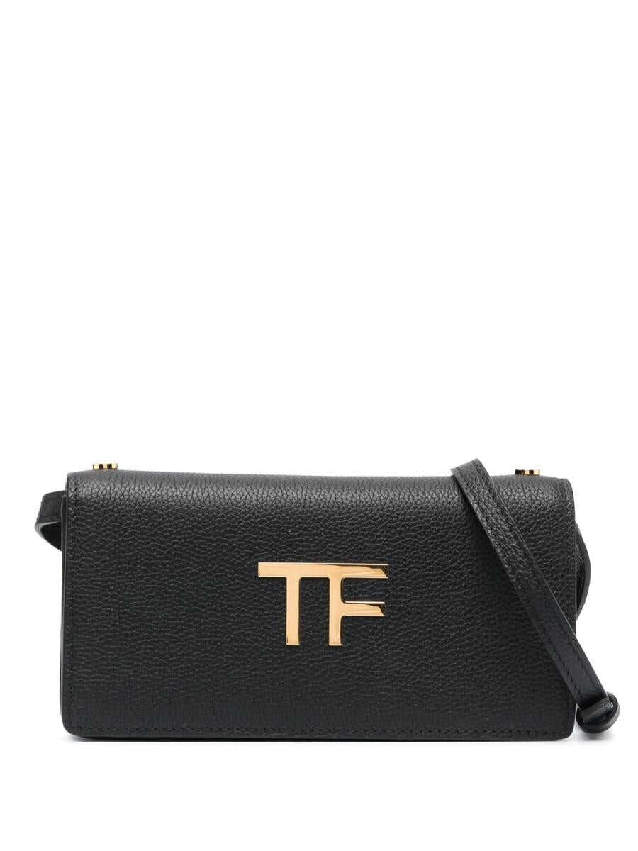 Tom Ford TOM FORD TF mini leather crossbody bag BLACK