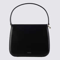 Genti de umar Salvatore Ferragamo Black Leather New Frame Shoulder Bag Femei
