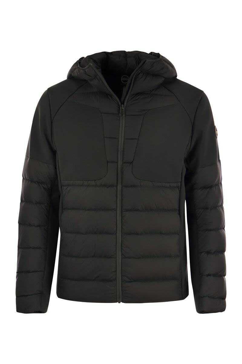COLMAR ORIGINALS COLMAR NEW WARRIOR - Hooded down jacket in double fabric DARK GREY