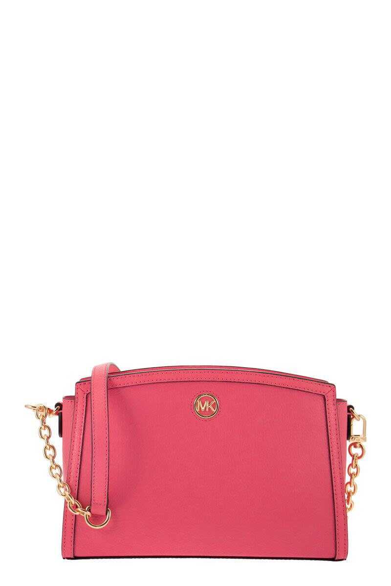 Michael Kors MICHAEL KORS CHANTAL - Shoulder bag with logo PINK