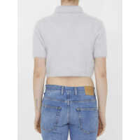 Tricouri Polo Dama - Tricouri Polo Gucci Square G Detail Polo GREY Femei (BM 11655471) - B-mall.ro