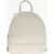 Moschino Love Textured Faux Leather Backpack With Embossed Logo Beige
