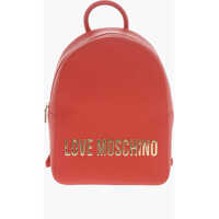 Rucsacuri Love Moschino Faux Leather Backpack With Lettering Logo Femei