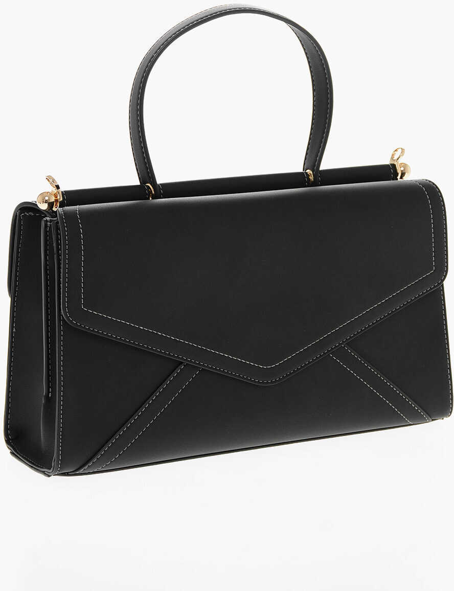 Genti de mana Moschino Love Moschino Faux Leather Hande Bag Black Femei (BM 11655570) 2