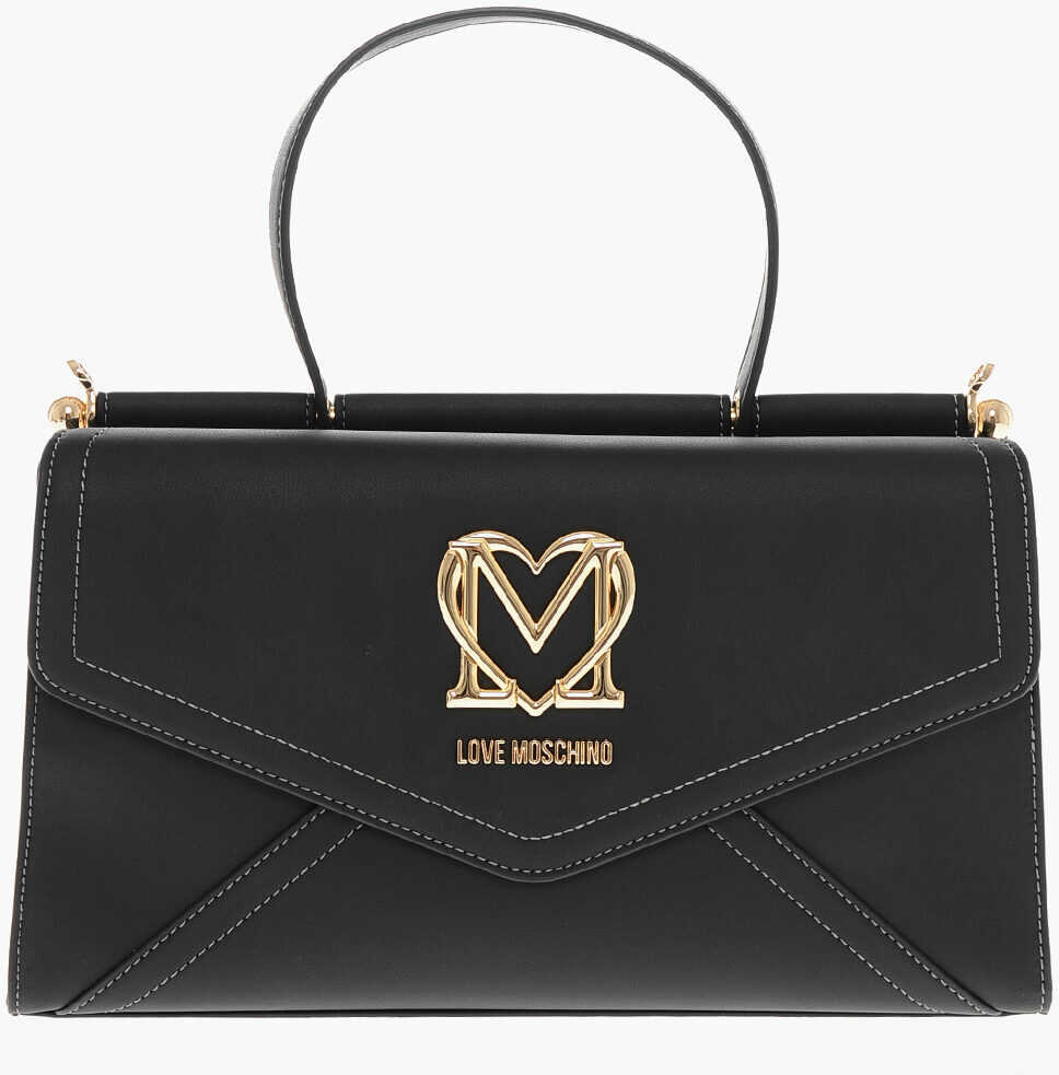 Genti de mana Moschino Love Moschino Faux Leather Hande Bag Black Femei (BM 11655570) 1