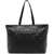 Moschino Love Quilted Faux Leather Tote Bag With Metal Logo Black