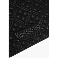 Genti de umar Moschino Dama - Genti de umar Moschino Love Quilted Faux Leather Shoulder Bag Black Femei (BM 11655594) - B-mall.ro