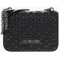 Genti de umar Love Quilted Faux Leather Shoulder Bag Femei