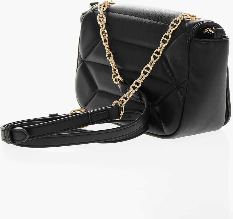 Genti tip postas Moschino Love Quilted Faux Leather Kaleidoscope Crossbody Bag With Go Black Femei (BM 11656431) 2