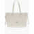 Moschino Love Saffiano Faux Leather Tote Bag Beige