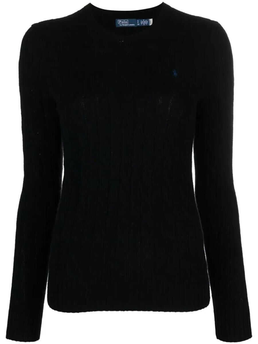 Ralph Lauren POLO RALPH LAUREN JULIANA LONG SLEEVES PULLOVER CLOTHING BLACK