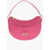 Moschino Love Saffiano Faux Leather Eco-Friendly Hobo Bag Pink