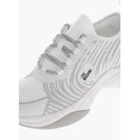 Pantofi sport Moschino Dama - Sneakers Moschino Love Two-Tone Sprint Love Low Top Sneakers With Hearts Print White Femei (BM 11665056) - B-mall.ro
