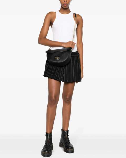 Genti tip postas Moschino Love Saffiano Faux Leather Eco-Friendly Hobo Bag Black Femei (BM 11665068) 2