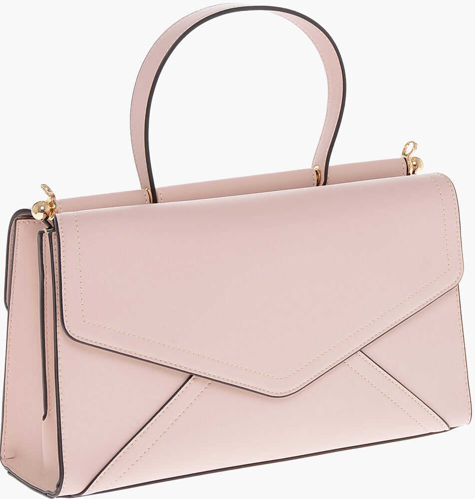 Genti de mana Moschino Love Faux Leather Envelope Bag With Removable Shoulder Strap Pink Femei (BM 11665071) 2