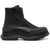 Alexander McQueen Tread Slick Motorcycle Boot BLACK