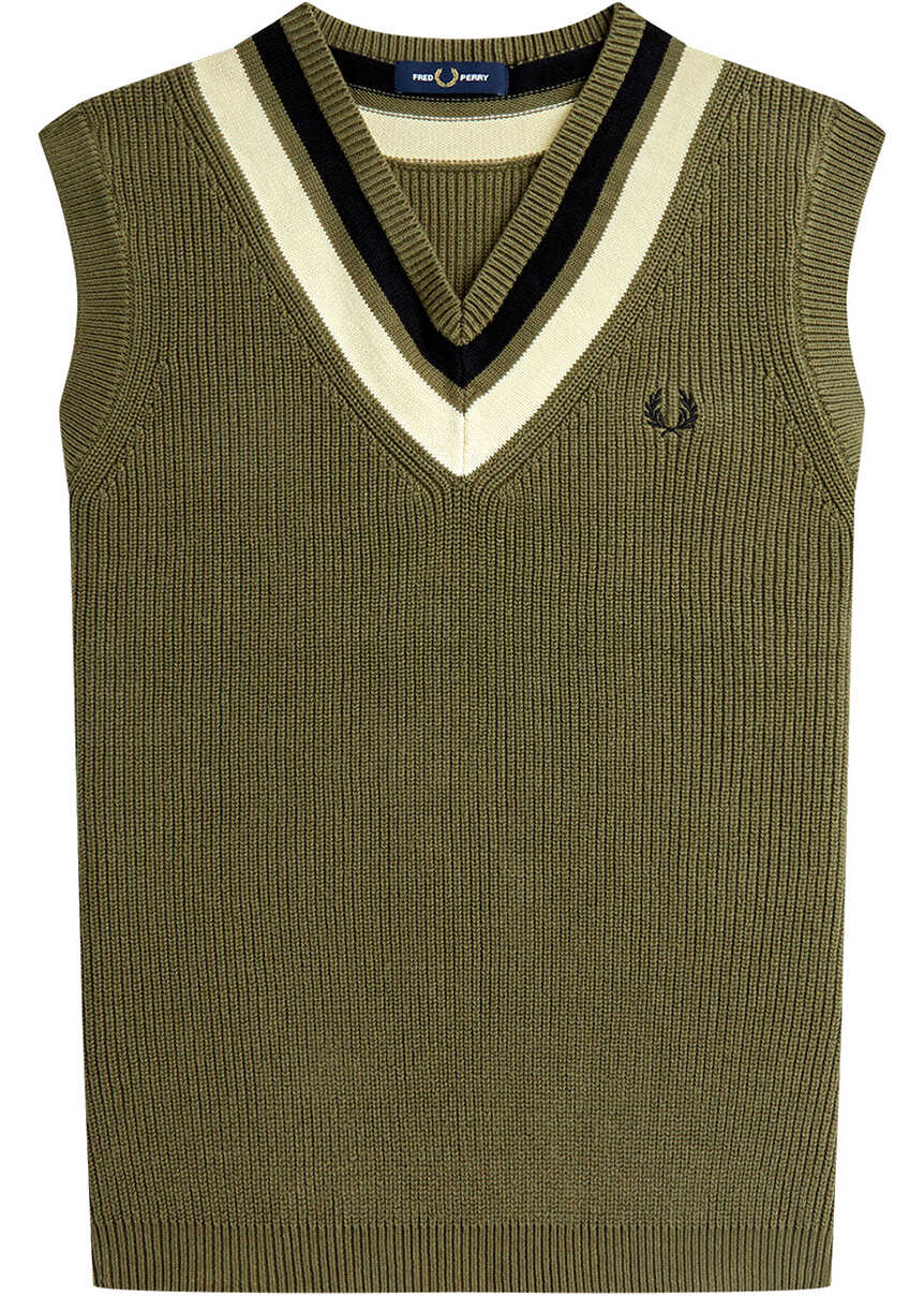 Fred Perry Vest Green